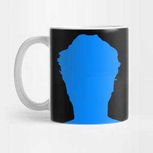 Silhouette of Man's Head Mug